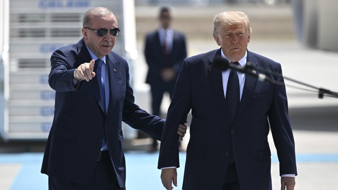 Cumhurbaşkanı Erdoğan'dan Trump’a sıcak karşılama