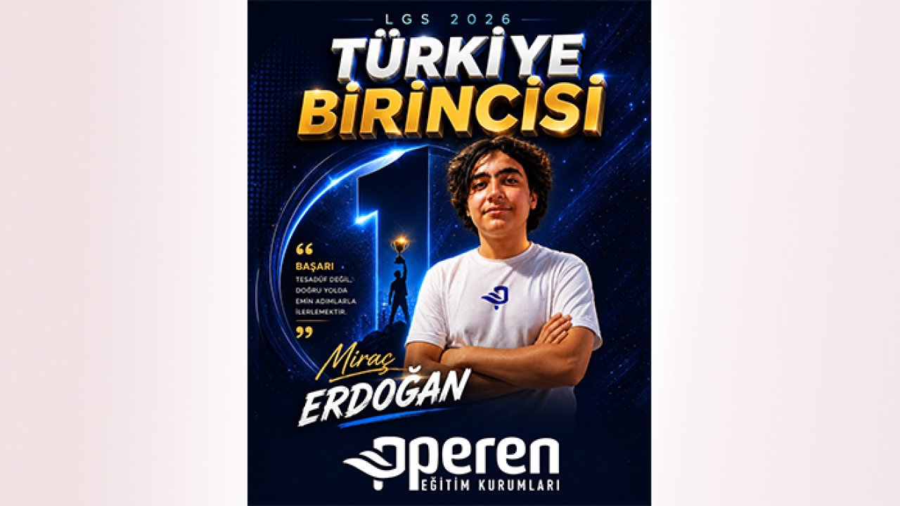 Peren Eğitim Kurumları LGS'de yine Türkiye birincisi çıkarttı