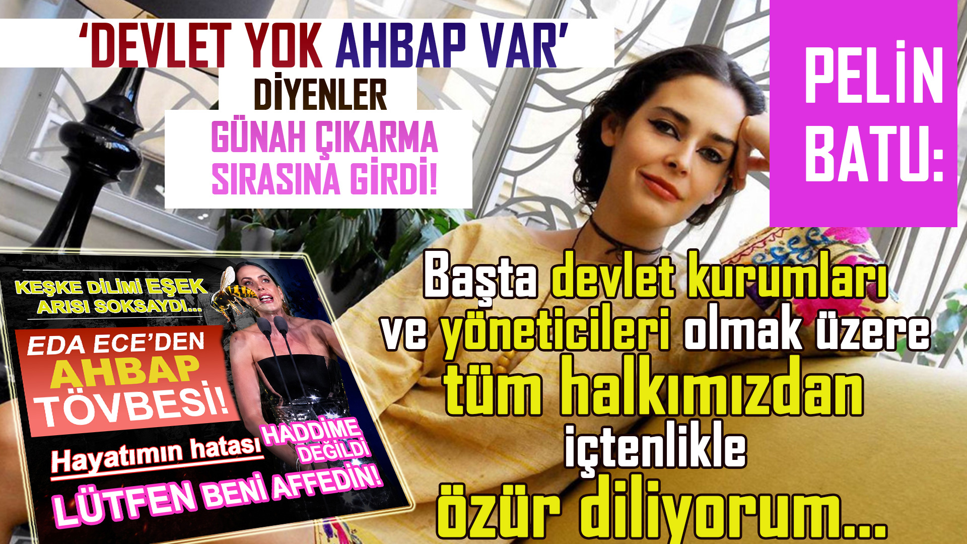 "Devlet yoktu" diyenler günah çıkarma sırasına girdi! Diplomat kızı Pelin Batu da özür diledi