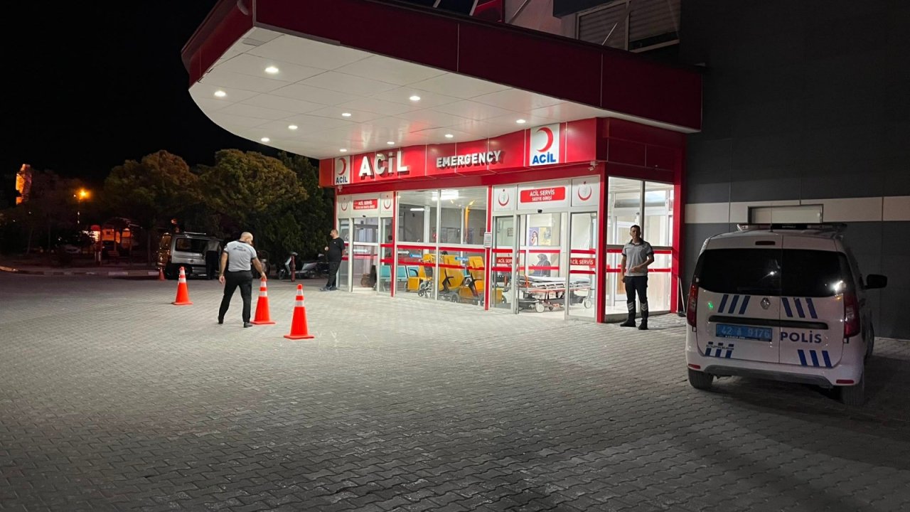 Konya'da motosiklet ile otomobil çarpıştı!