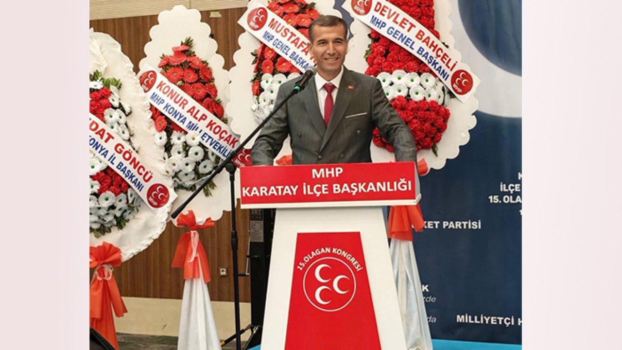 MHP Karatay’da yeni başkan Muammer Özcan oldu