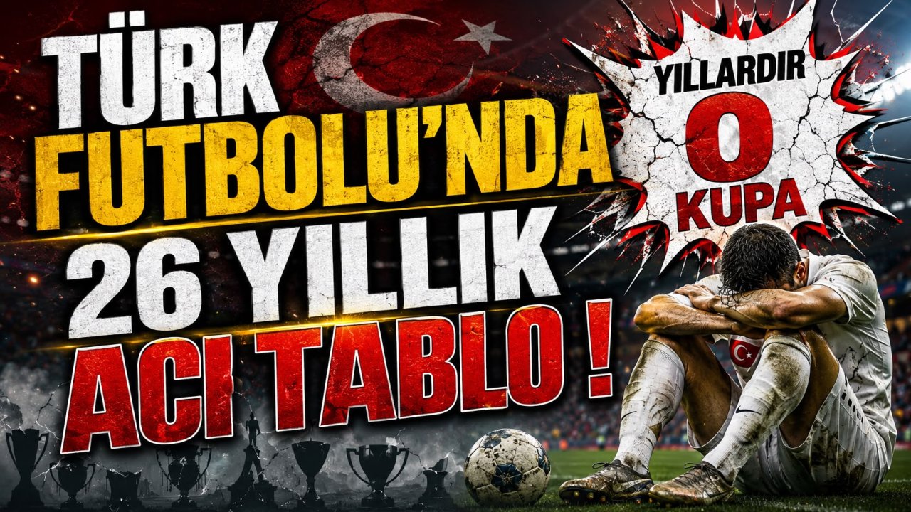 Türk Futbolu can çekişiyor, 26 yıllık acı tablo!