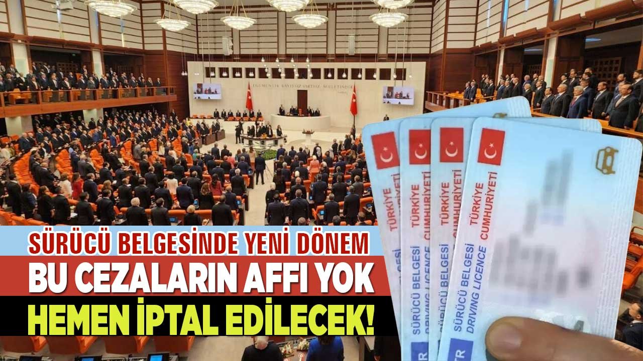 Sürücü belgesinde yeni dönem! Bu hataların affı yok, hemen iptal edilecek