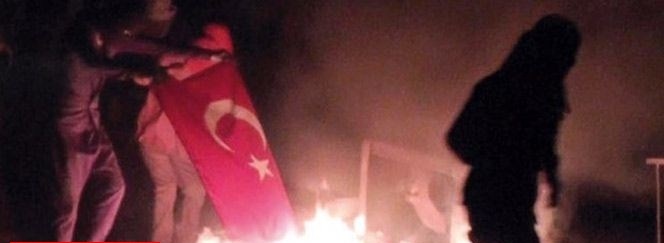 Ağrı'da Bayrak Yakan Kişi Tutuklandı