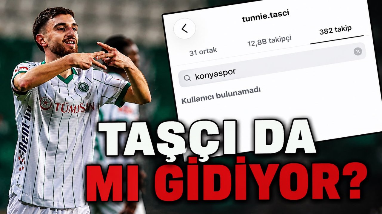 Tunahan Taşçı Konyaspor'u bıraktı...