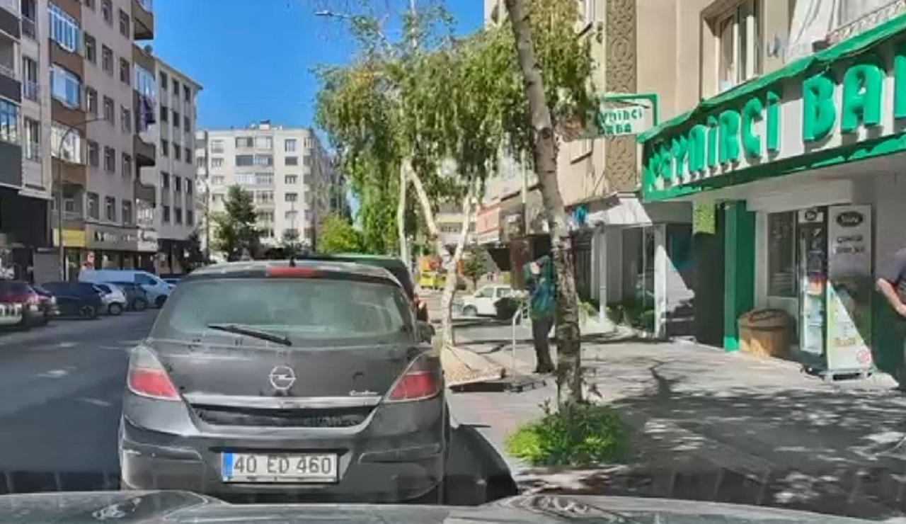 Kafasına 7. kattan halı düştü!