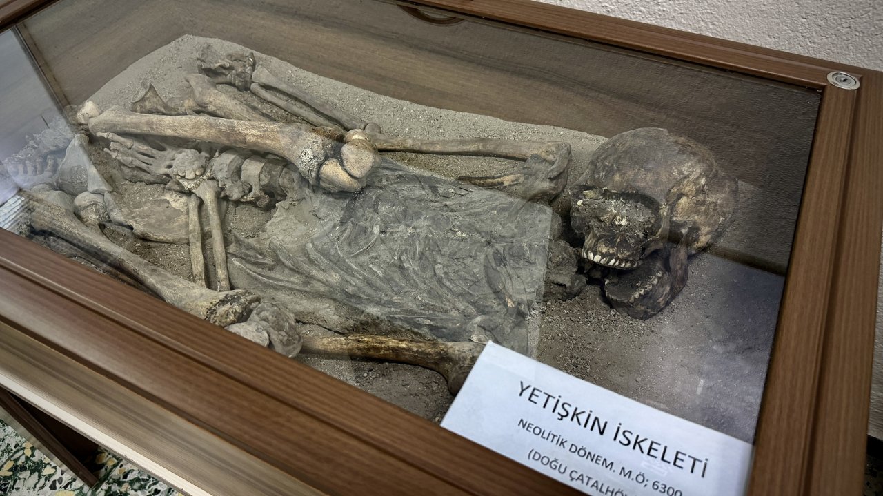 Konya'da 8 bin 300 yıllık insan iskeleti ziyarete açılacak