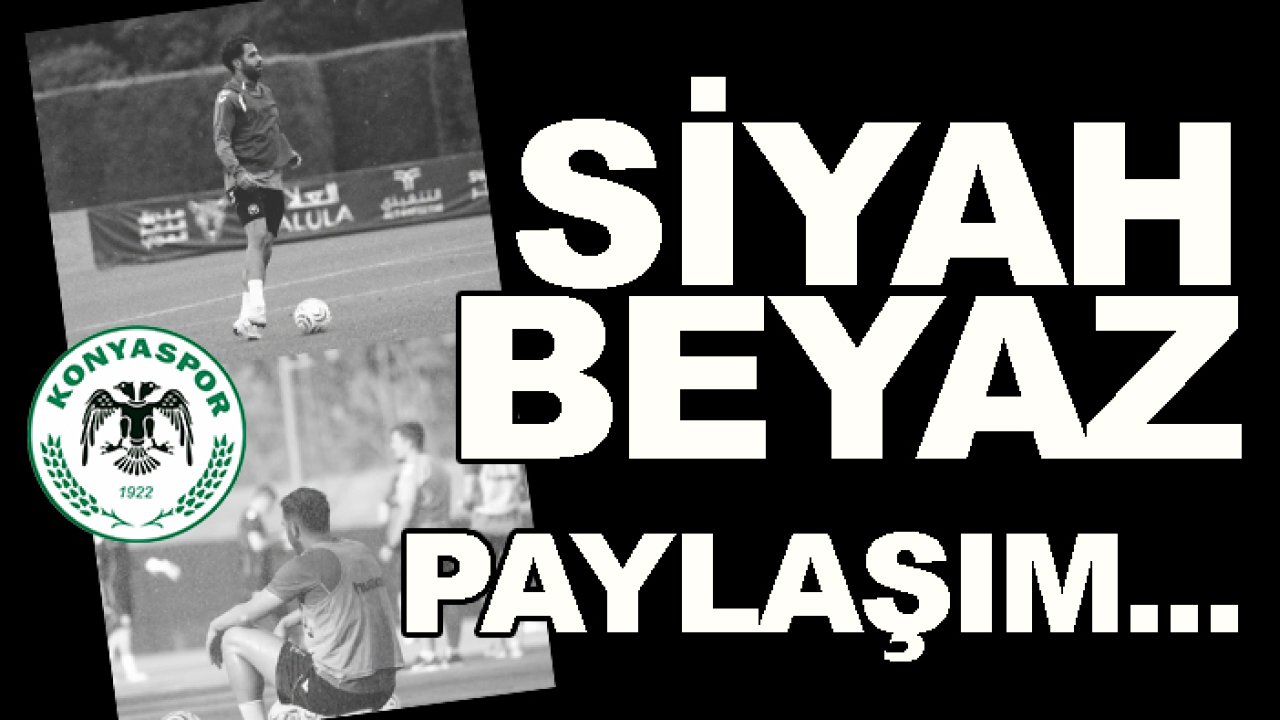 Konyaspor'da patlak mı var? Oyunculardan siyah-beyaz paylaşımlar geliyor...