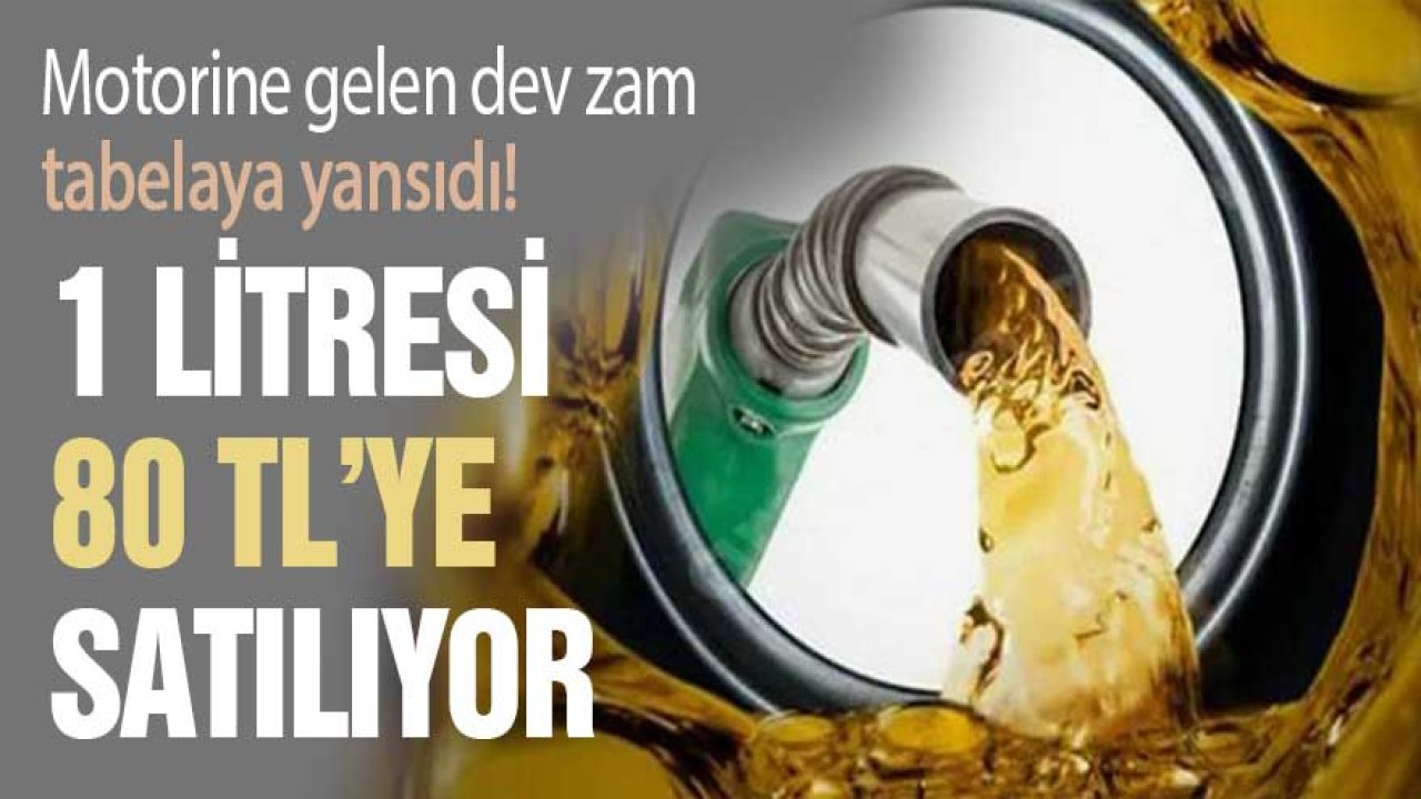 Motorin zammı yansıdı, tabelalar 80 lirayı gördü!
