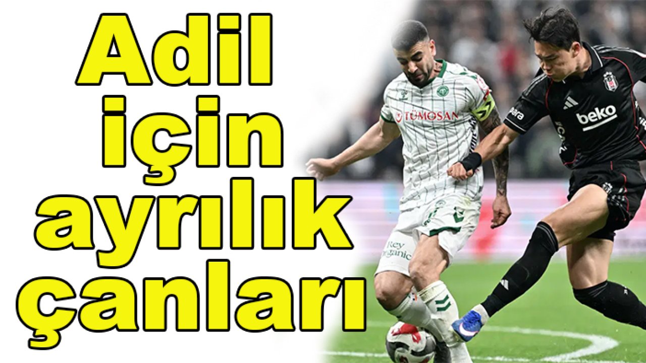 Konyaspor'da Adil Demirbağ için ayrılık çanları