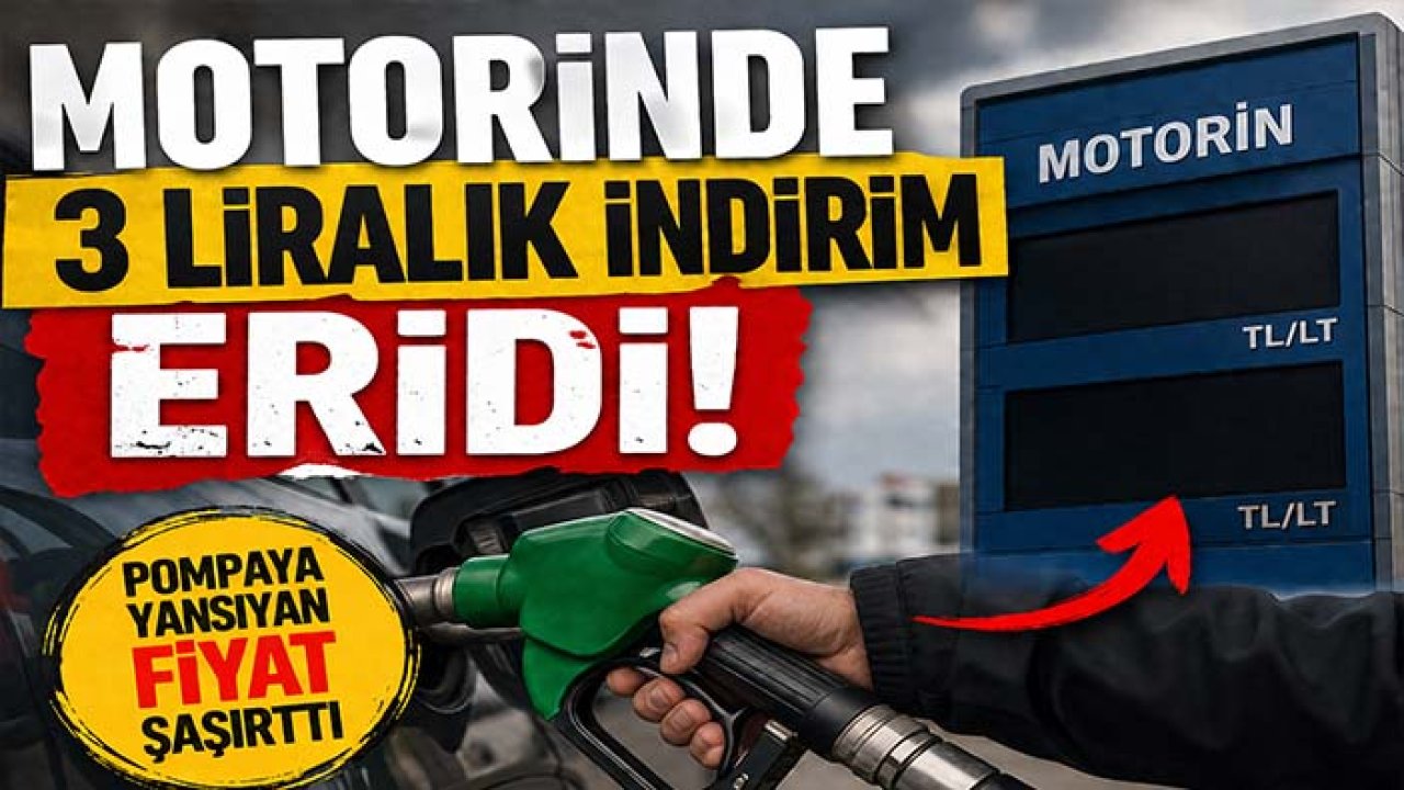 Motorinde 3 liralık indirim eridi! Pompaya yansıyan fiyat şaşırttı