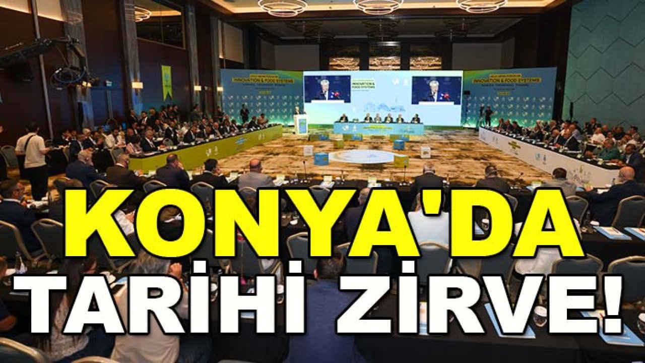 Konya'da tarihi zirve! Dünyanın gözü bu foruma çevrildi