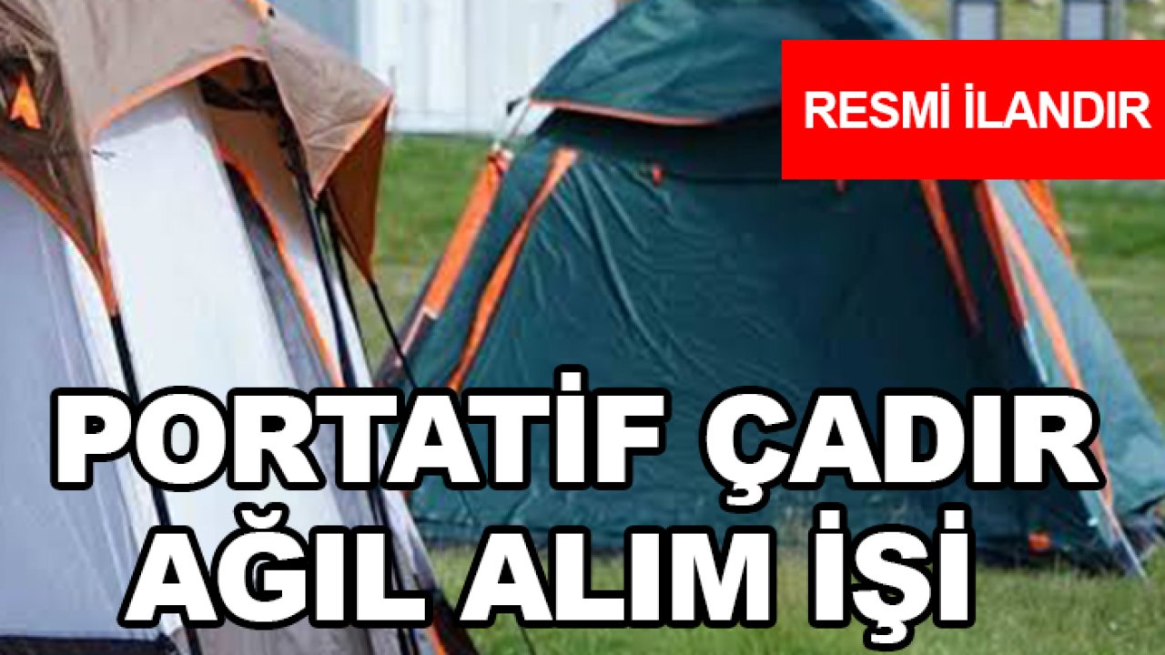 Portatif çadır ağıl alım işi
