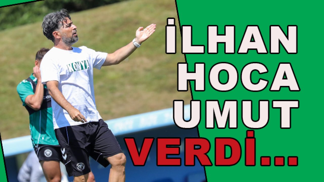 Konyaspor'da İlhan Palut 'umut' verdi