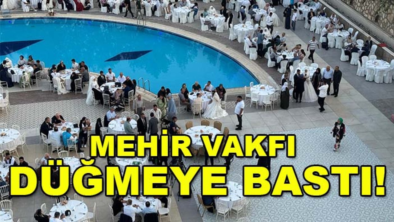 Mehir Vakfı düğmeye bastı! Yuva kurmak isteyen yetim çiftlere büyük destek