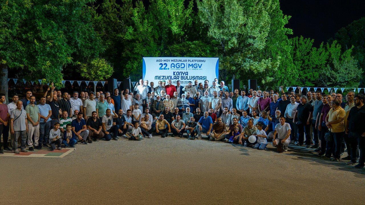 AGD ve MGV Konya mezunları 22. kez aynı çatı altında buluştu