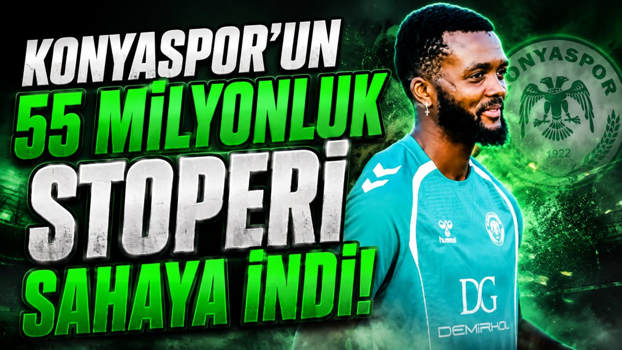 Konyaspor’da 55 milyonluk Chidozie Awaziem sahaya indi
