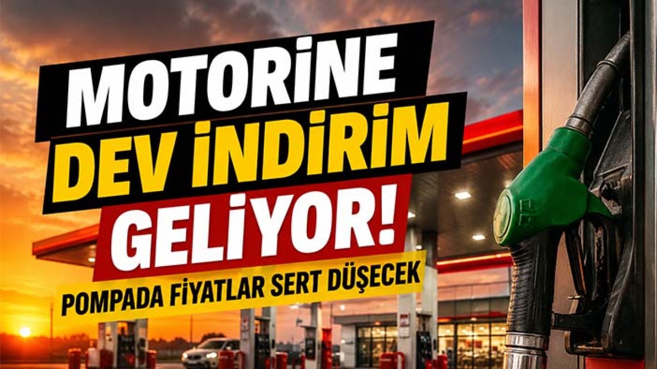 Motorine dev indirim geliyor! Pompada fiyatlar sert düşecek