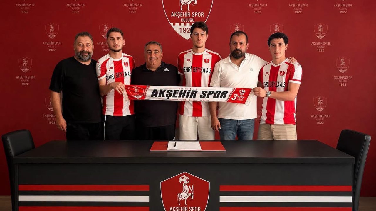 Konyaspor altyapısından çıkan 3 isim Akşehir ile imzaladı