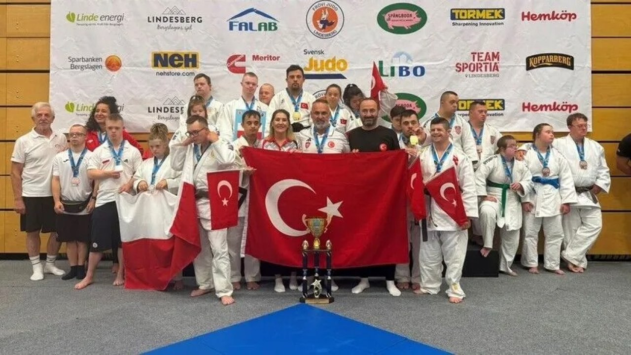 Down Judo Milli Takımı, İsveç'te dünya şampiyonu