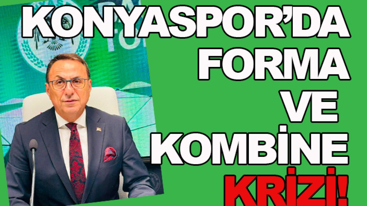 Konyaspor'da forma ve kombine krizi! Cengiz Yönet açıkladı...