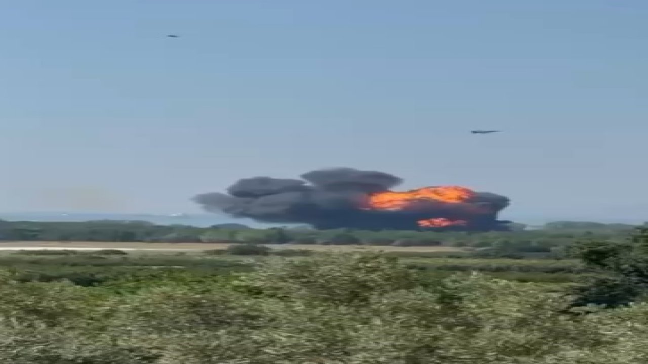 Yalova'da F-16 uçağı düştü!