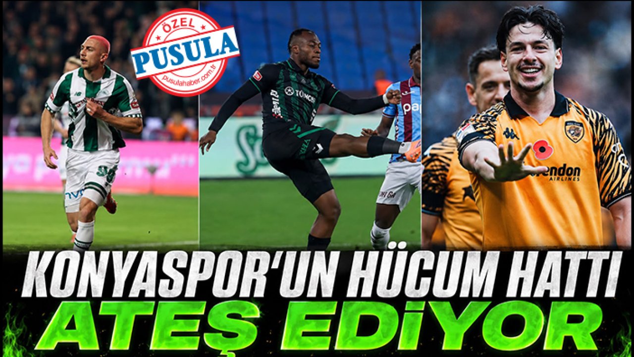 Konyaspor’un hücum hattı ‘ateş’ ediyor: Blaz Kramer, Jackson Muleka, Enis Destan!