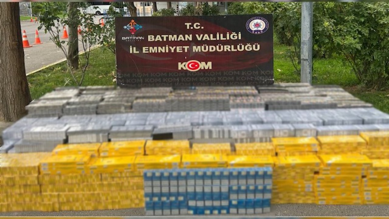 Durdurulan araçtan akılalmaz miktarda kaçak çıktı!
