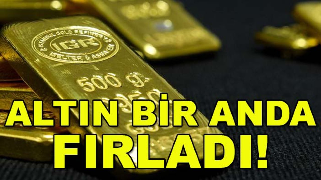 Altın bir anda fırladı! ABD’den gelen haber piyasayı hareketlendirdi