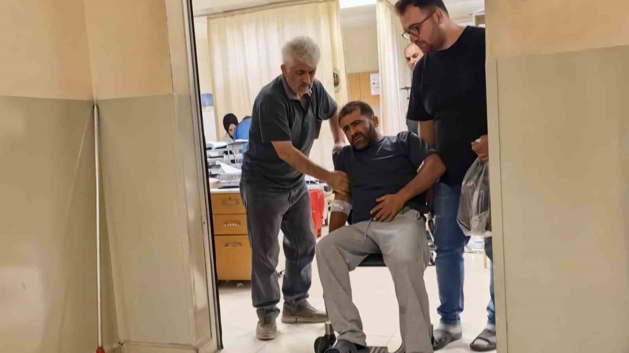 Fabrikada korku dolu anlar! İşçi apar topar hastaneye kaldırıldı