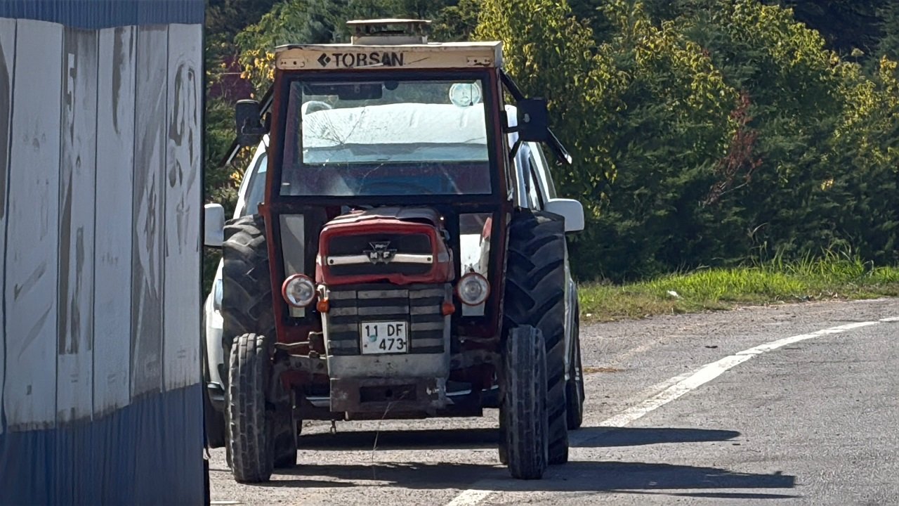 Engelli genç traktör çaldı, 55 km gitti!