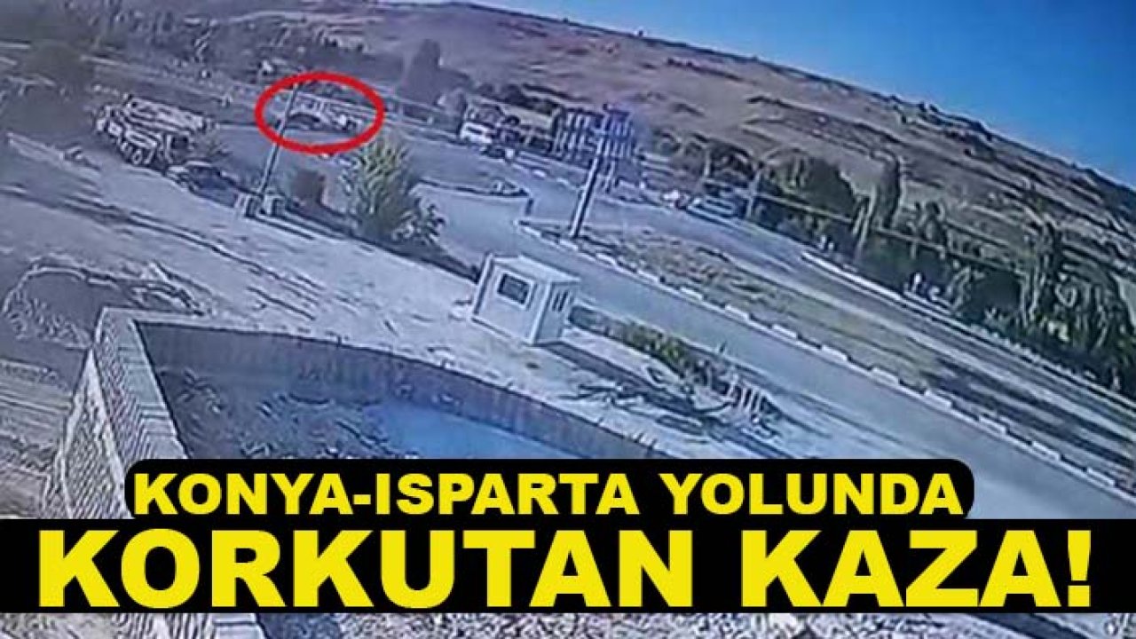 Konya-Isparta yolunda korkutan kaza! 10 kişi hastanelik oldu