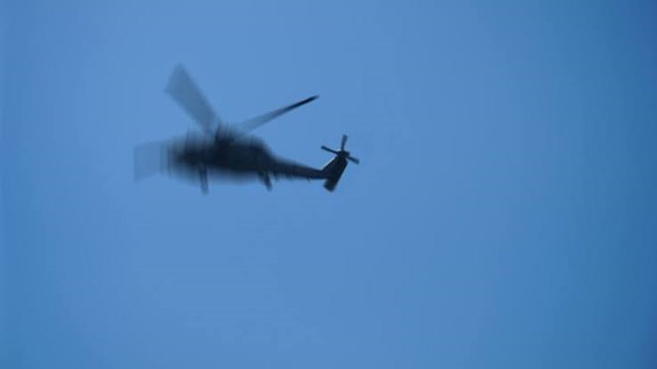 Giresun’da helikopter düştü!