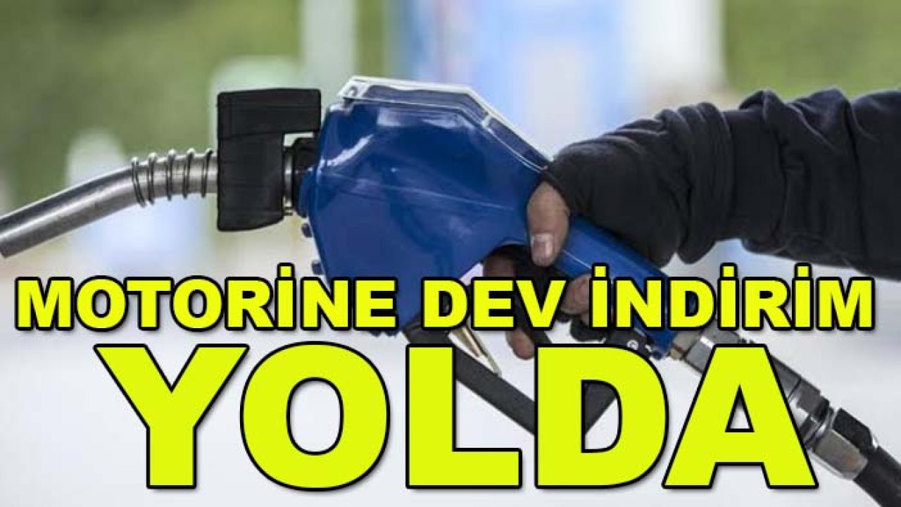 Araç sahiplerine müjde! Motorine dev indirim yolda