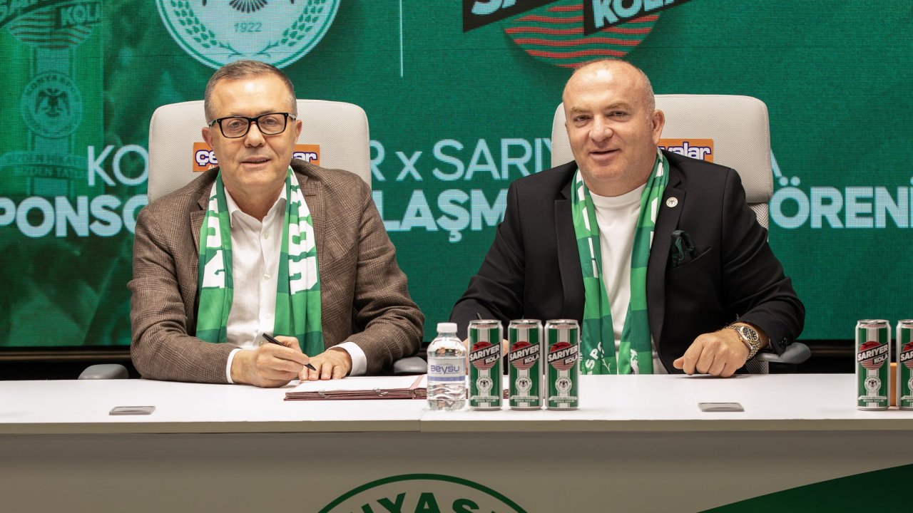 Yeşil-beyazlılara yeni sponsor! Konyaspor Sarıyer kola ile anlaştı