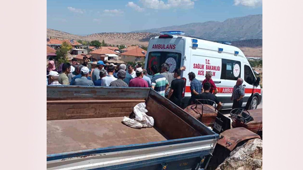 Traktör sürücüsü yaşlı adam feci şekilde hayatını kaybetti!