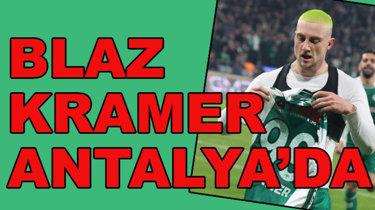 Konyaspor ile Antalyaspor anlaştı! Blaz Kramer gitti...