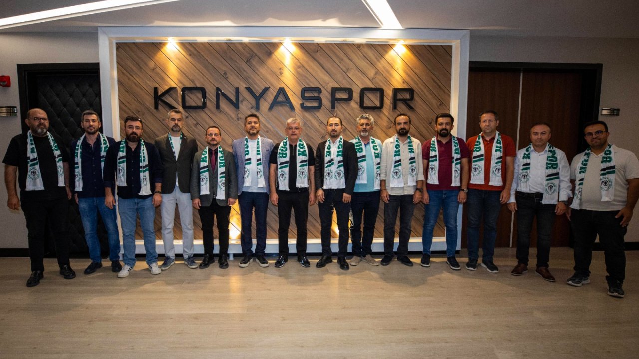 Meslek odaları Konyaspor'u ziyaret etti! Ziyarette ne konuşuldu?