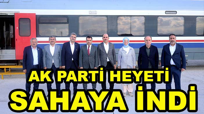 Konya’da gözler raylı sistem projelerinde! AK Parti heyeti sahaya indi