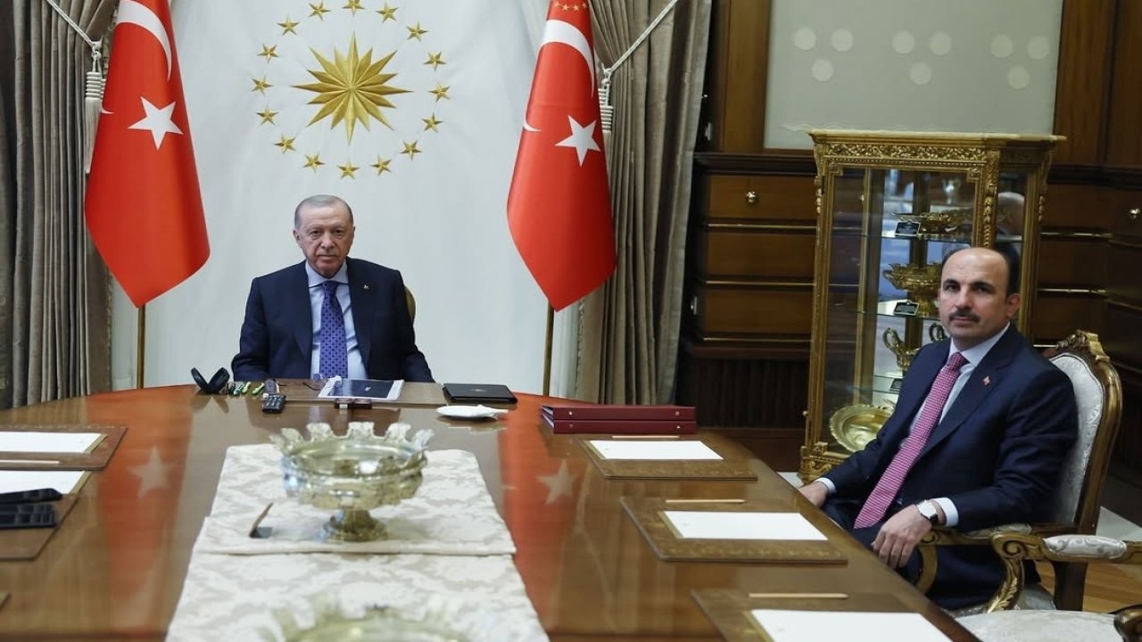 Cumhurbaşkanı Erdoğan, Başkan Altay'ı kabul etti