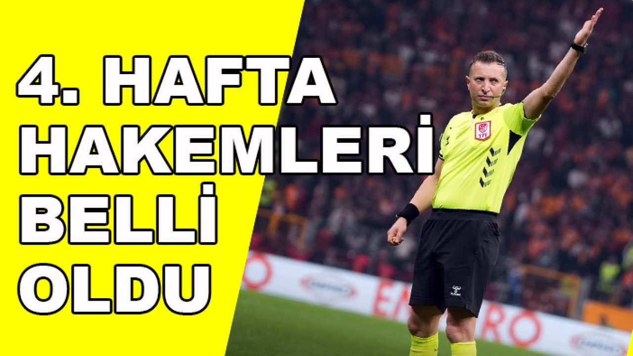 Erzurumspor-Konyaspor maçını kim yönetecek? İşte Süper Lig'de 4. hafta hakemleri...