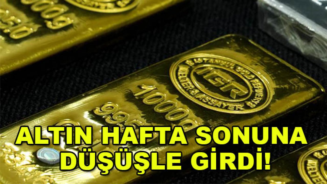 Altın hafta sonuna düşüşle girdi! İşte Konya’da güncel altın fiyatları