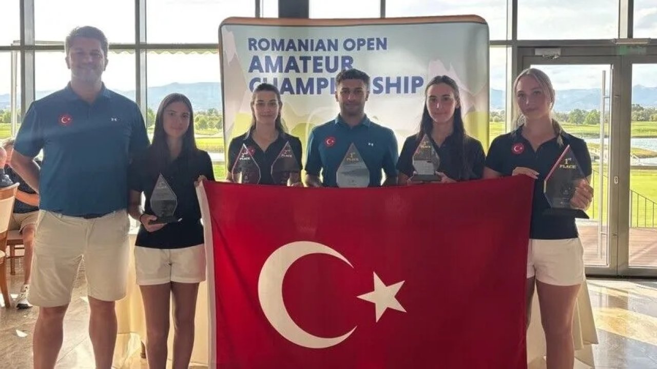 Milli golfçülerden 2 şampiyonluk geldi