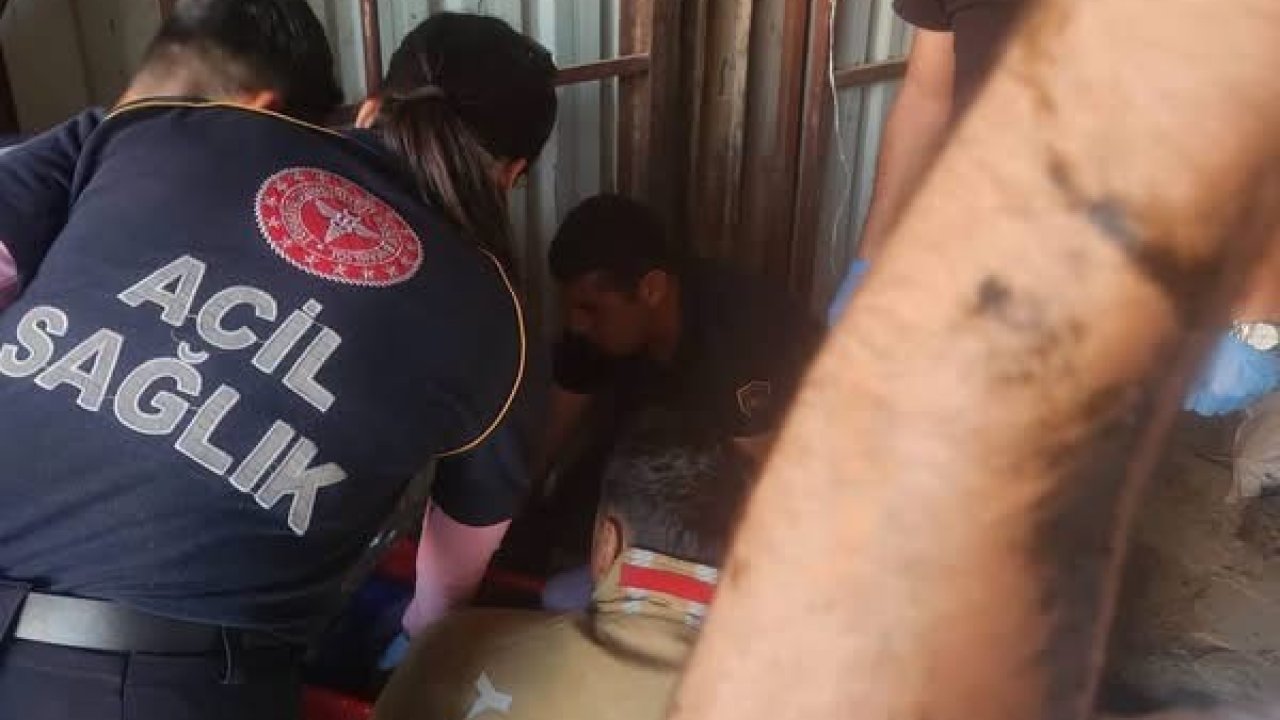 Hatay’da iş kazası! Yük asansörünün altında kaldı