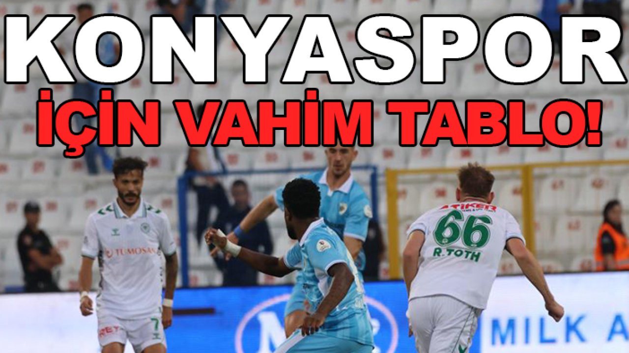 Konyaspor için vahim tablo! Süper Lig'de 4. hafta görünümü...