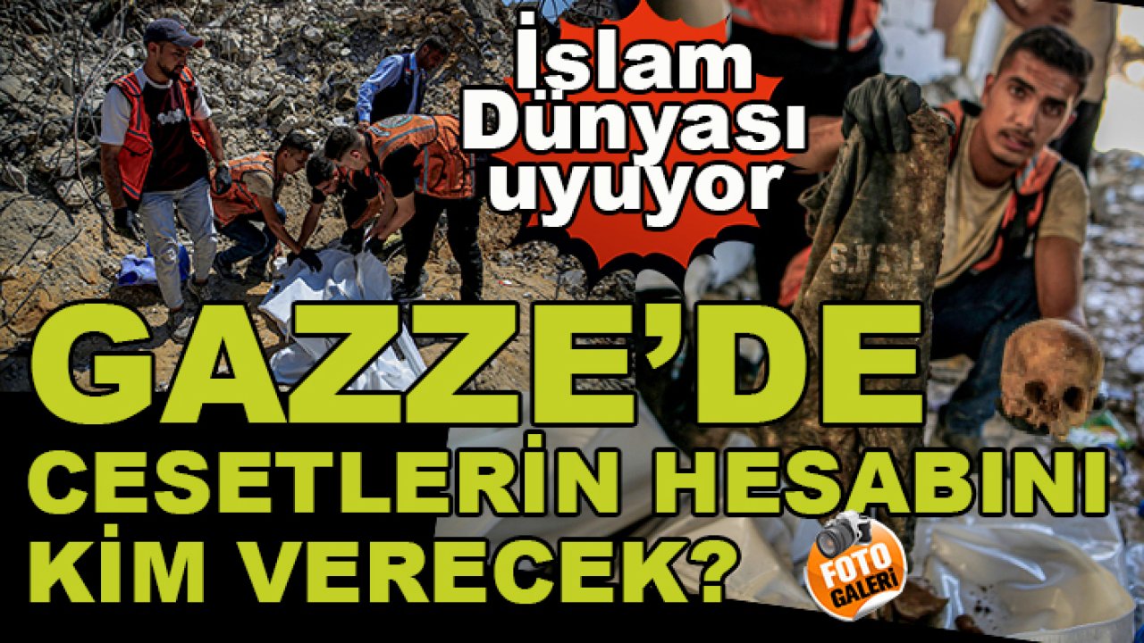 Gazze'de 2023'den kalma cesetler hala enkazın altında...!