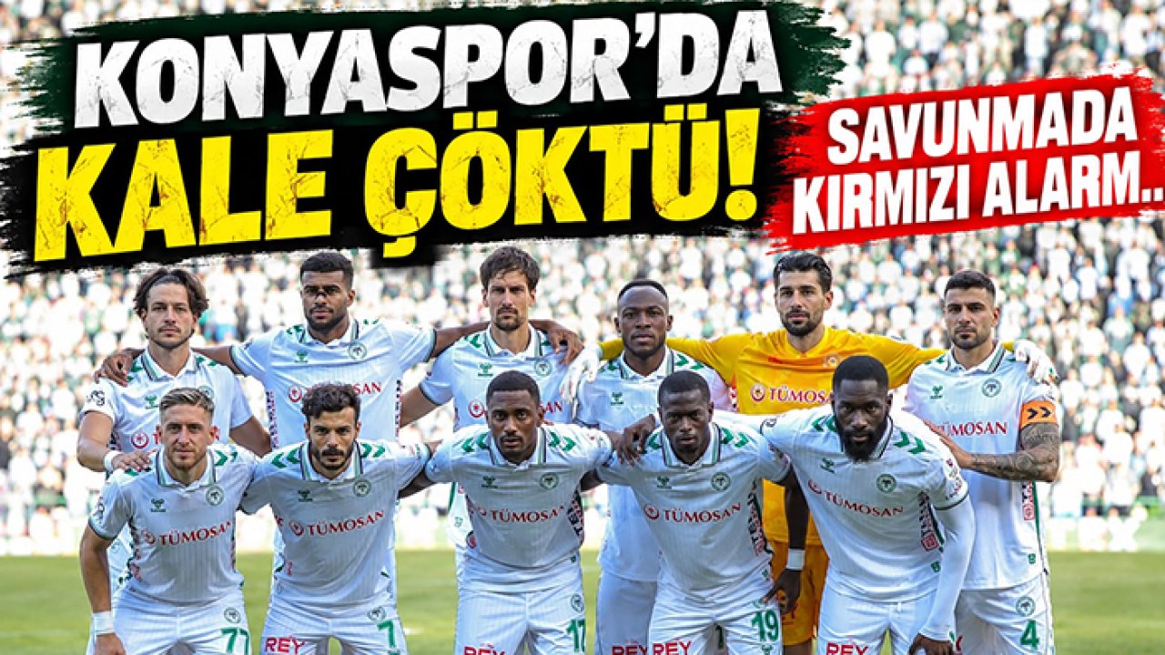 Konyaspor’da ‘kale’ çöktü!