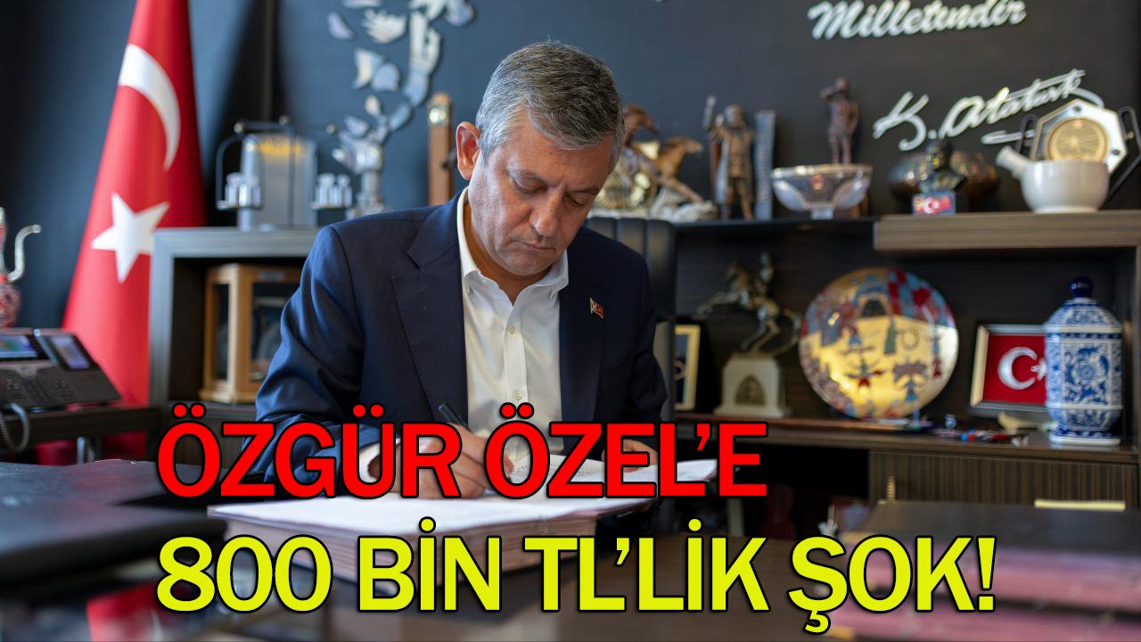 Özgür Özel’e 800 bin TL’lik şok! Erdoğan’la ilgili sözleri mahkemeye taşındı