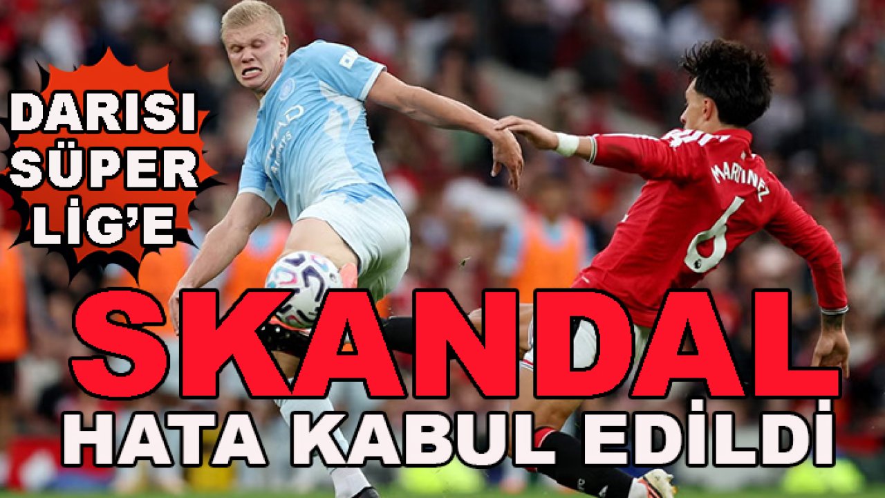 Manchester United-City derbisinde 'skandal' kabul edildi!