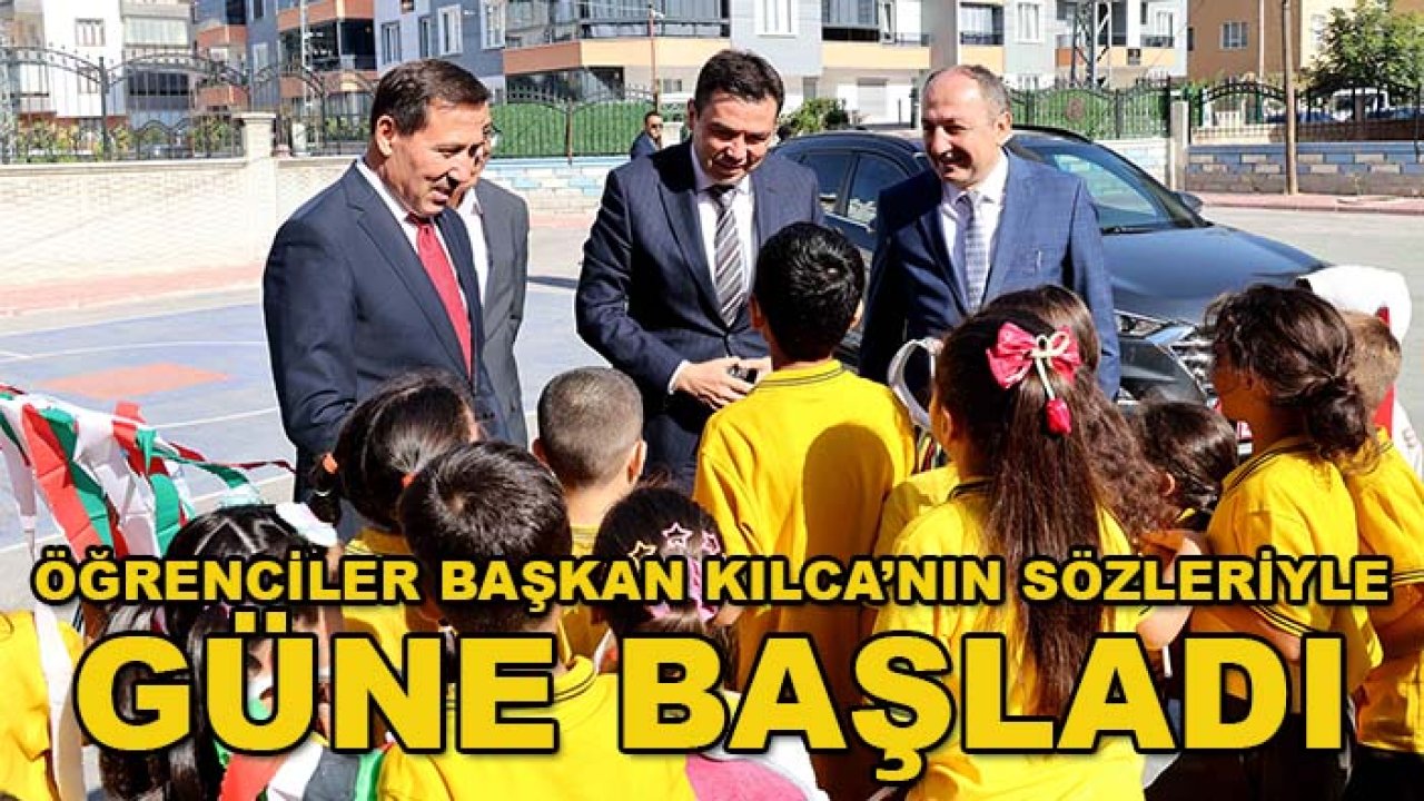 Karatay’da eğitim yılı başladı! Öğrenciler Başkan Kılca’nın sözleriyle güne başladı